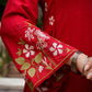 Anarkali embroidery kurta pant with dupatta set